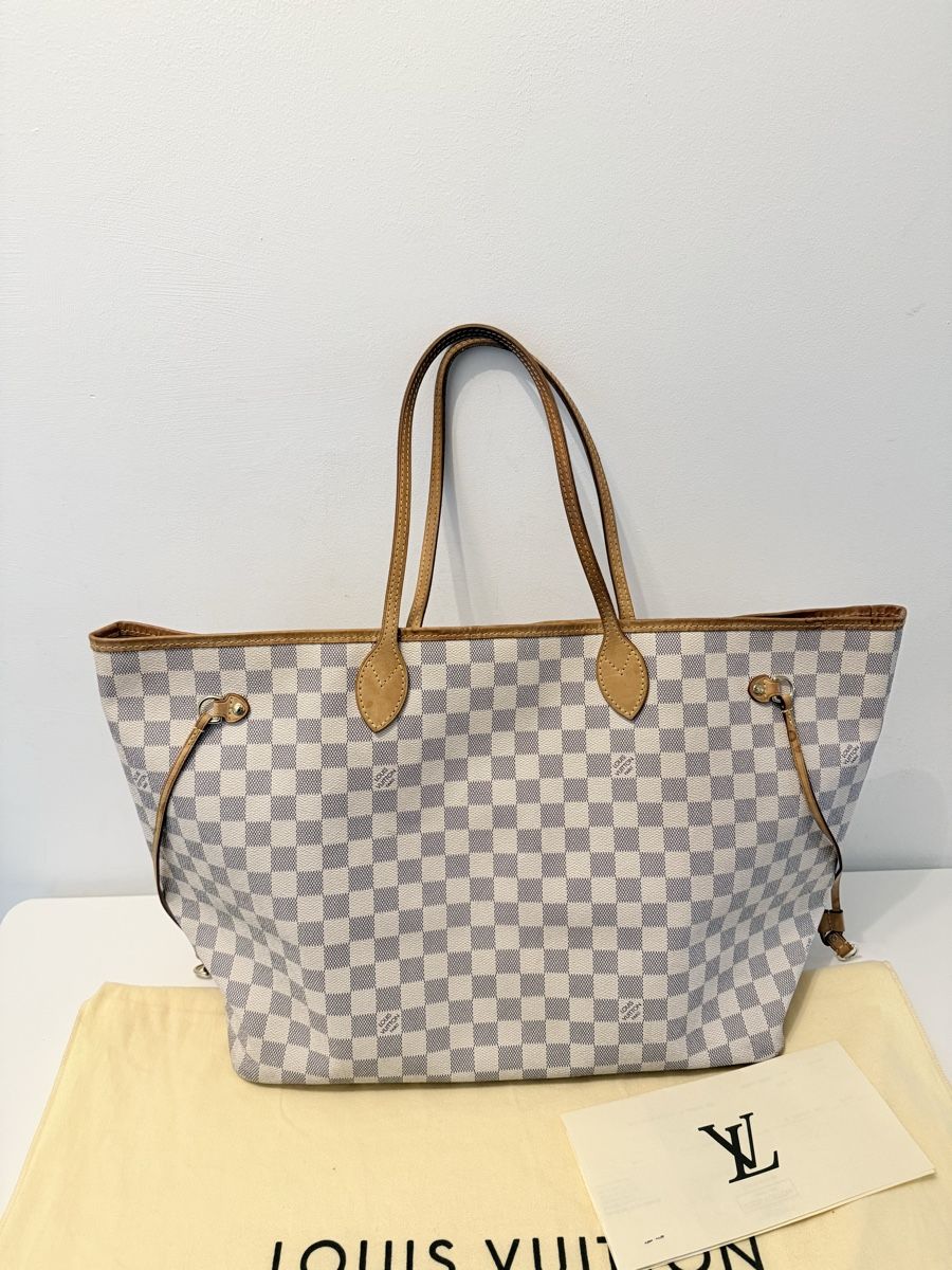 Louis Vuitton Taschen für Damen: Louis Vuitton Neverfull GM Azur – Gebraucht aus St. Margrethen SG von Berry08