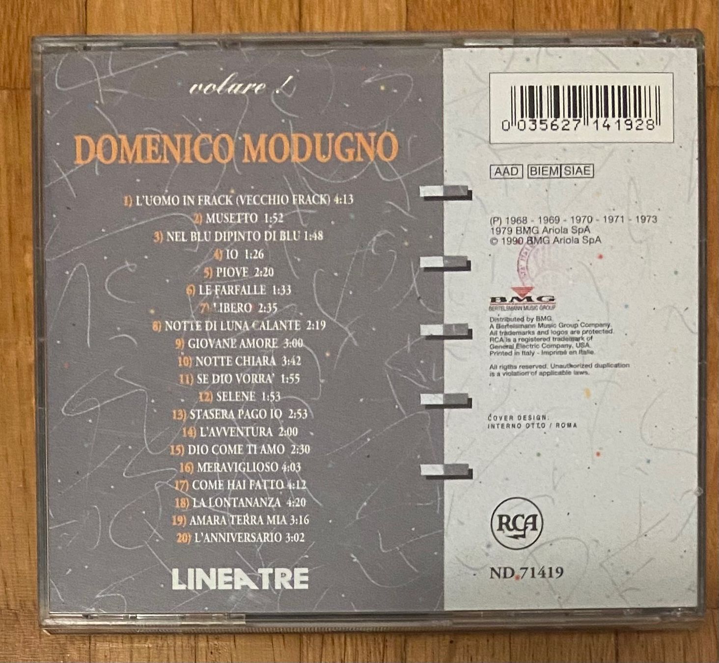 CDs: DOMENICO MODUGNO CD Volare • italiano – Gebraucht aus Luzern von Lycka 1