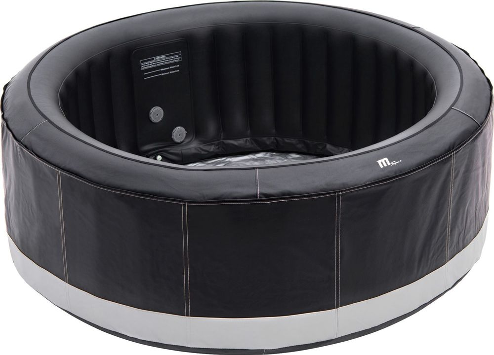 Boxwizard Abdeckung Für Aufblasbaren Pool/SPA – Rund, 190x90 Cm, Wasserdichter Polyester-Taft, Silberbeschichtet
