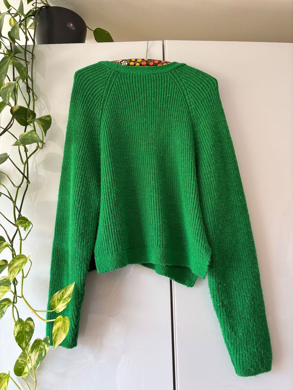 Mango Giacche: MANGO grüner Strickcardigan Gr. S – Usato da Zürich venduto da missmodernage 2