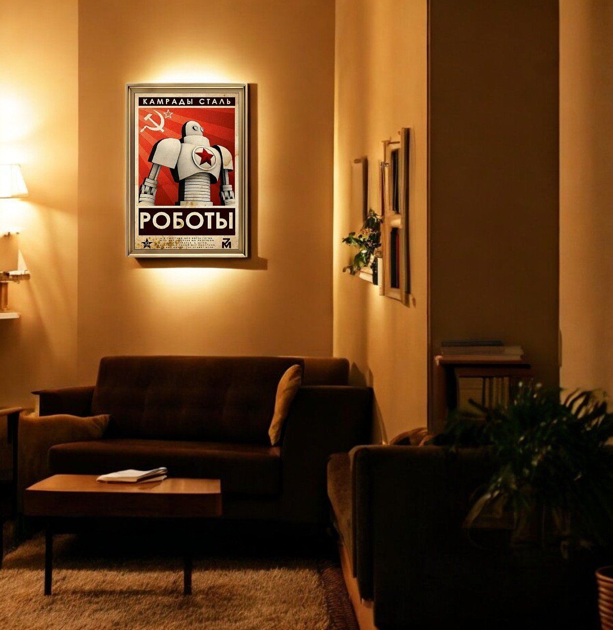 Foto & Immagini: Affiche Poster CCCP Retro Robot soviétique Vintage – Nuovo e nell'imballaggio originale da Meyrin venduto da Nostalgica 1