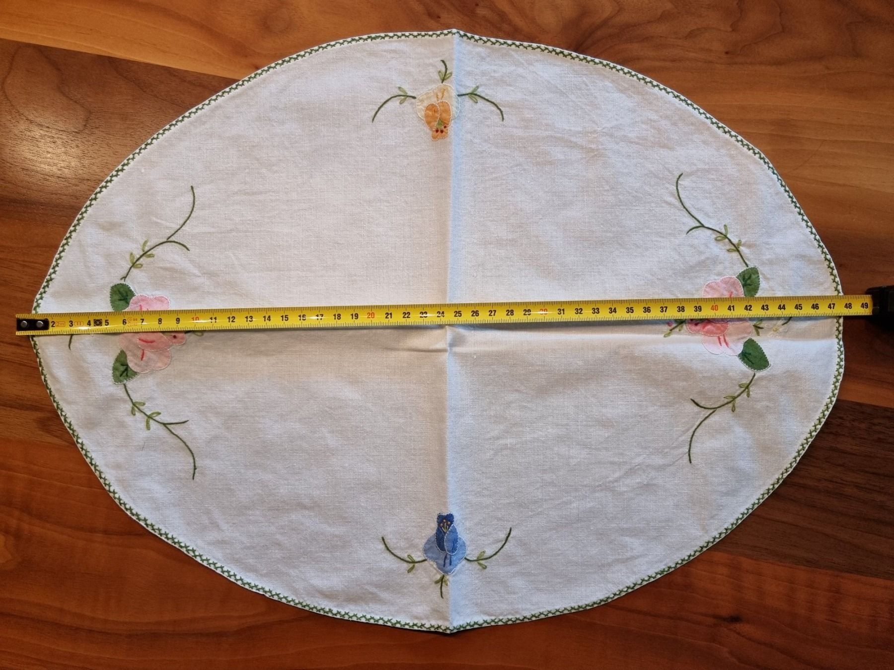 Sonstige Tischwäsche: ovale Tischdecke vintage nostalgisch – Gebraucht aus Oberlunkhofen von dreihaselnuesse 2