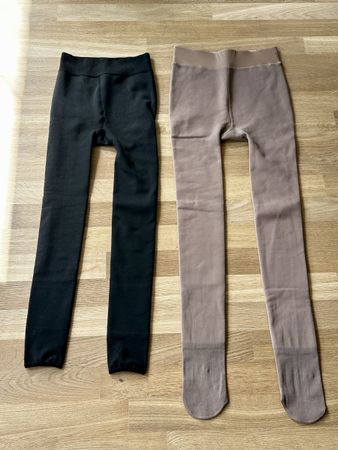 Neu Kuschelige Leggings mit Fleecefutter