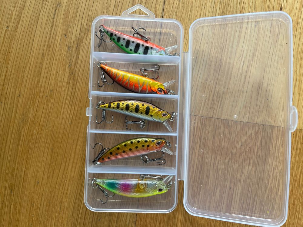 5x Kunstkder Set Wobbler Angeln Fischkder Box (Neu und originalverpackt)  in Buchrain fr CHF 7  mit Lieferung auf Ricardo kaufen