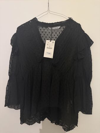 Blouse femme Zara noire neuf