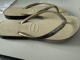 Havaianas flip flop glitzerrand Grösse 35-36