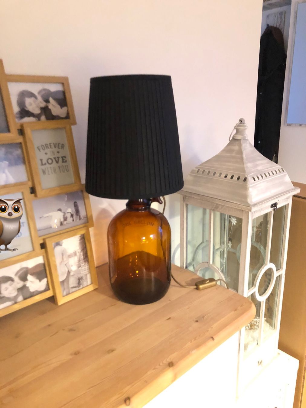 Manufactum Lampade: Glasflaschen Lampe Upcycling – Usato da Oberwil BL venduto da scorpio70