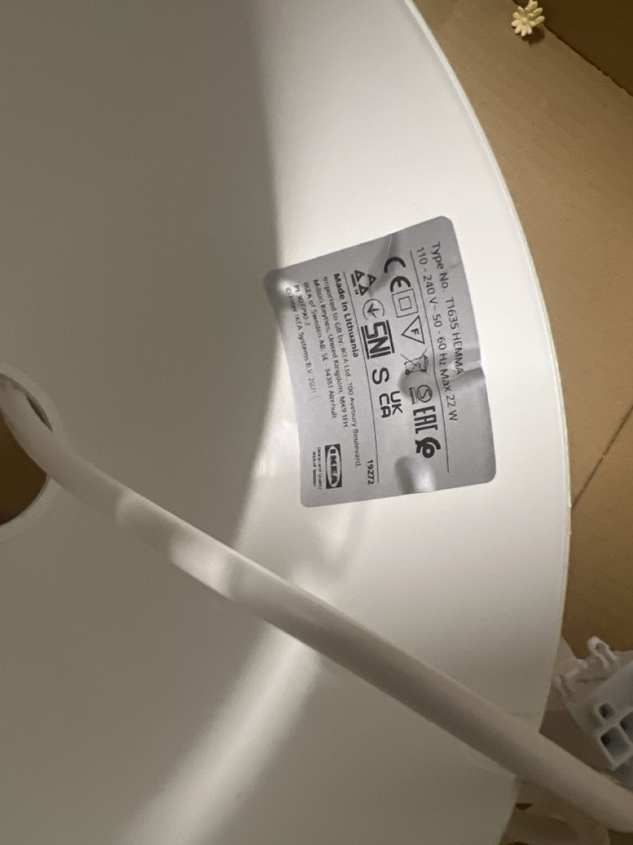Ikea Lampadari & plafoniere: Hängeleuchte Ikea Hemma weiss neuwertig – Usato da Schönenwerd venduto da Markos02 3