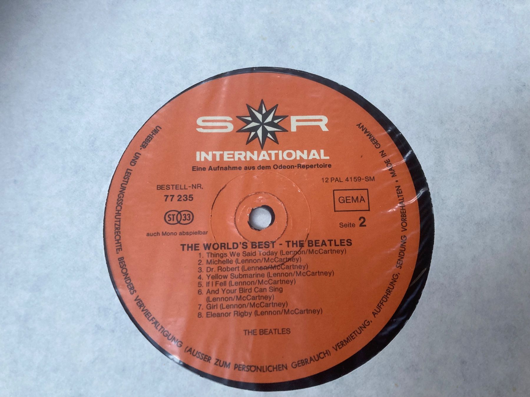 Schallplatten: Beatles - The World's Best - Lp - RAR – Gebraucht aus zürich von papalapa 2