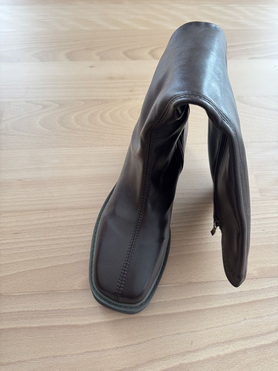Chaussures femmes: Leather brown boots, size 38, fall/winter, elegant! – Neuf avec emballage d'origine à Sattel par Zlata1 4