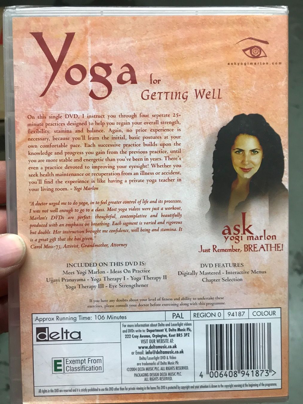 Alle DVDs: Yoga for getting well Dvd Yogi Marlon – Gebraucht aus Schlieren von Moviepropde 1