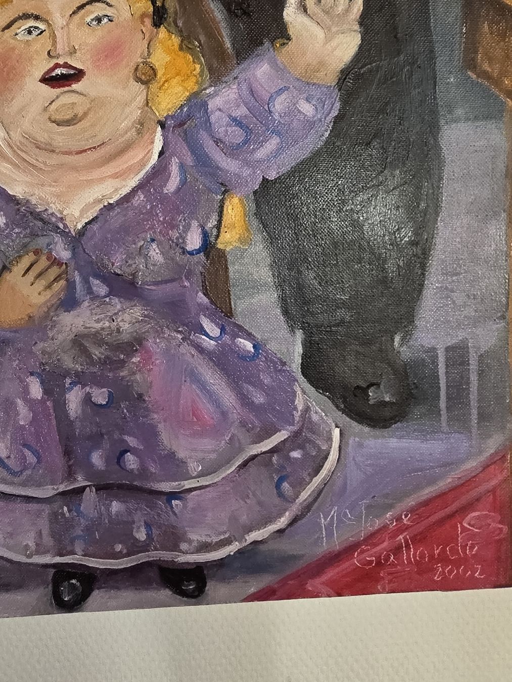 Dipinti: Tableau acrylique sur toile lin – Usato da Genève venduto da nat_xxb5 3