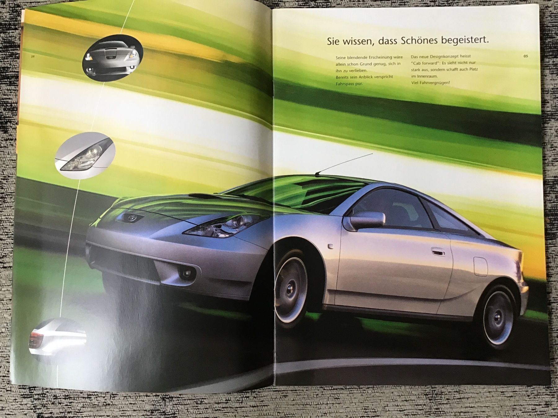 Toyota Dokumente: Toyota Celica Verkaufsprospekt 2001 – Gebraucht aus Scherzingen von Starseller62 2