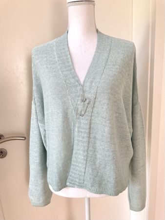 Leinen Strickjacke von NILE, Gr. XL. Jacke, Cardigan. Neu!
