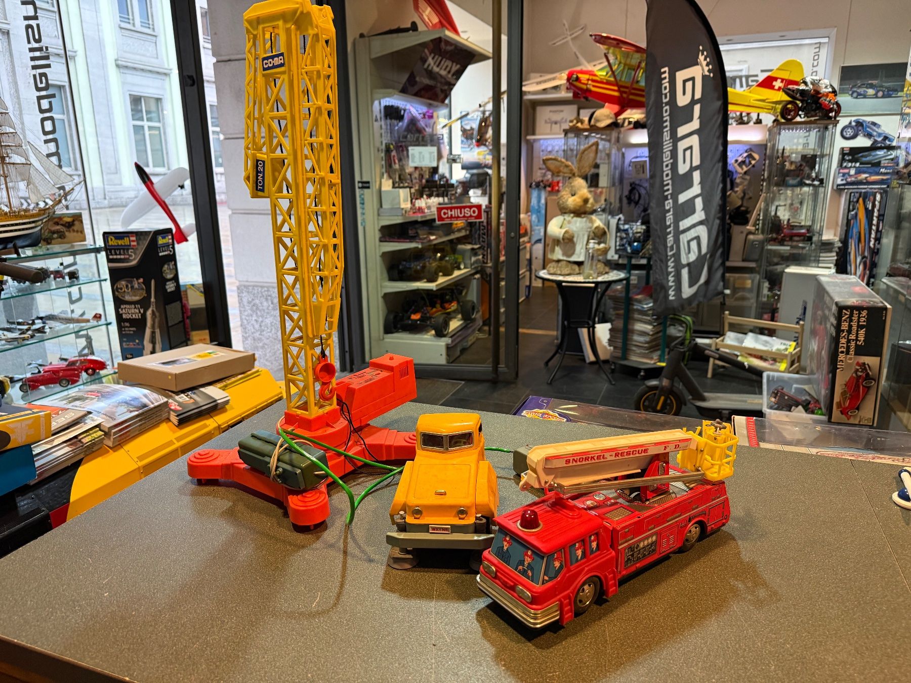 Giocattoli: 3x vintage toys – Usato da Chiasso venduto da Carrara-Modellismo