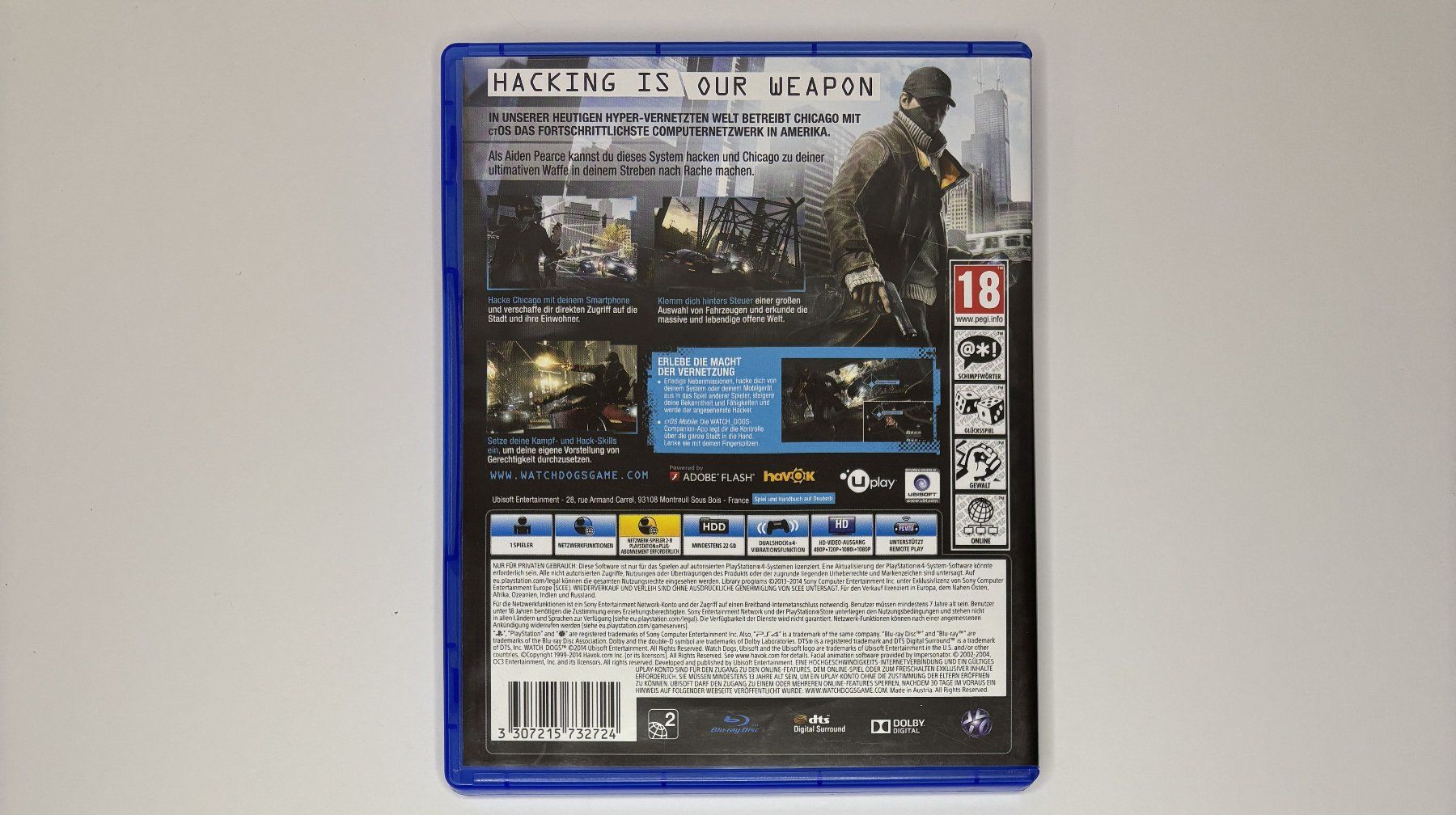 Giochi: PS4 - Watch Dogs – Usato da Allschwil venduto da Bullach 2