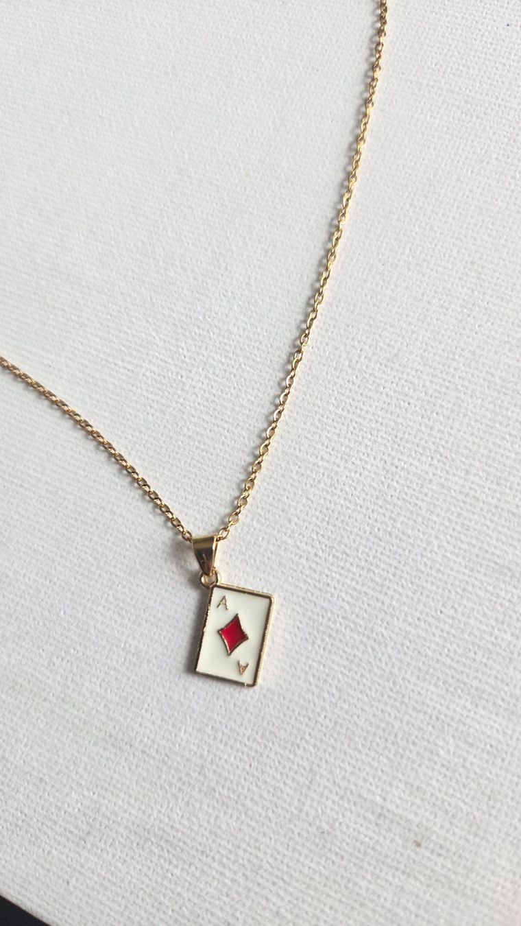 Catenine: Kette mit Spielkarten Anhänger – Nuovo (secondo la descrizione) da Weggis venduto da Leeclipse 3