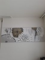 Leinwandbild Blumen 150 x 50 cm