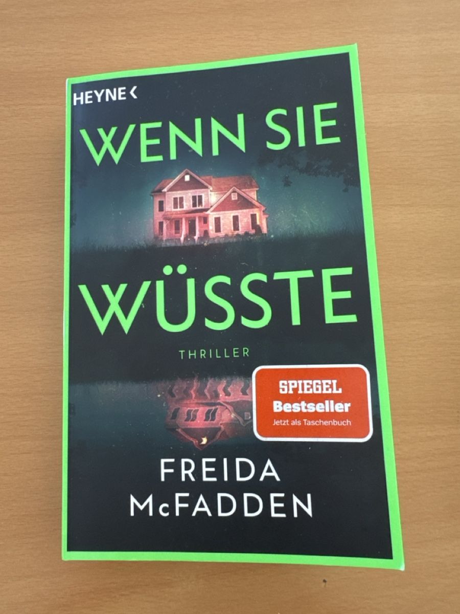 Libri: Buch "Wenn sie wüsste" Thriller Freida McFadden – Usato da Amden venduto da shi_tkdo