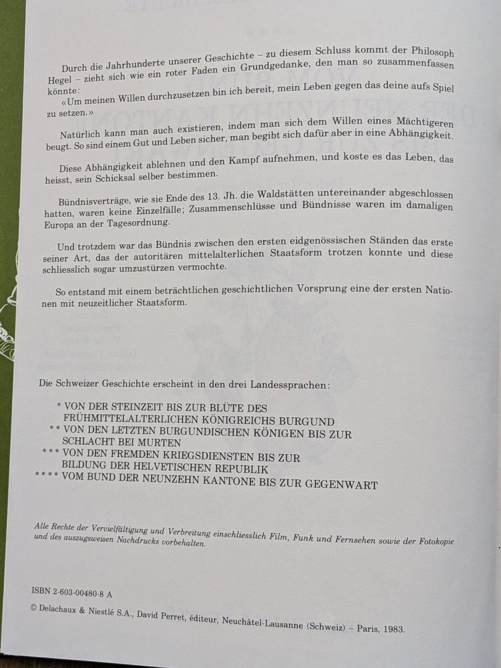 BD: Die Schweizer Geschichte in farbigen Bildern erzählt Bd. 1-4 – D'occasion à Port par gecotom 9