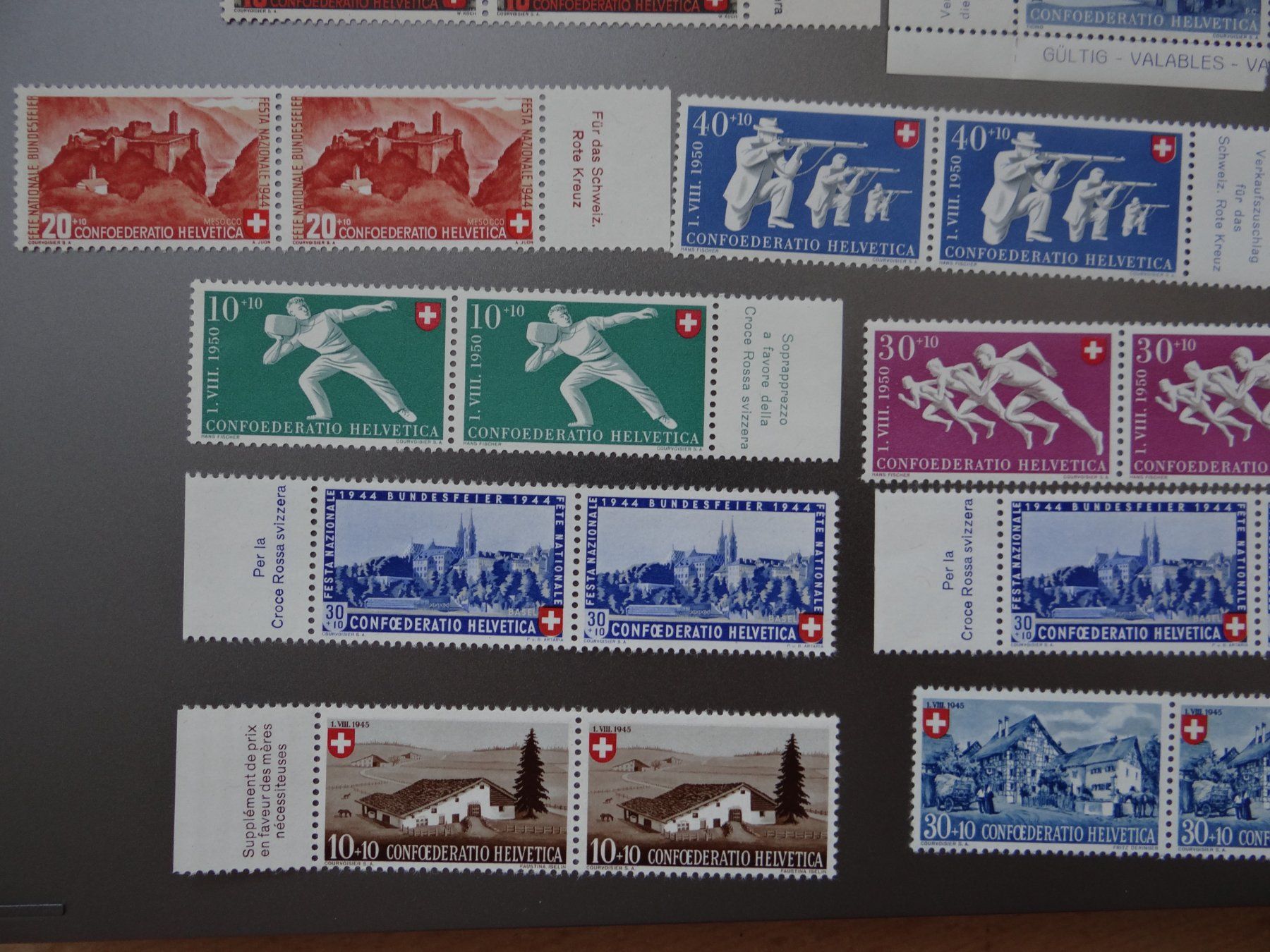 Tutti i francobolli: Lot Pro Patria postfrisch**  mit Tabs ab CHF 1.-- – Nuovo (secondo la descrizione) da Kriens venduto da Na4 3