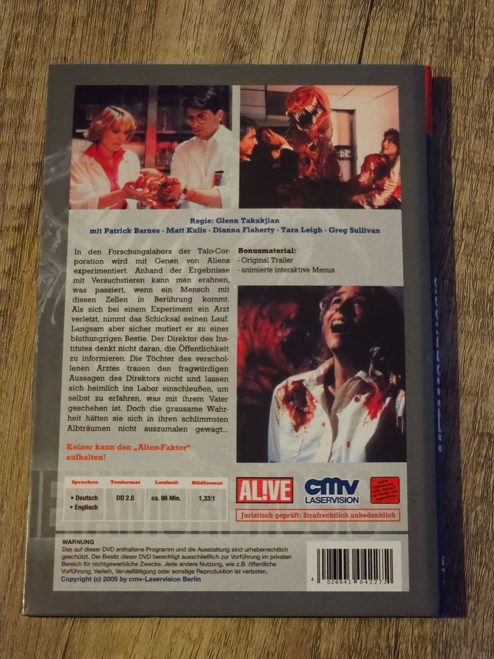 Tutti i DVDs: Metamorphosis -  kleine Hartbox - CMV Laservision – Usato da Wildberg venduto da Reunionevents 1