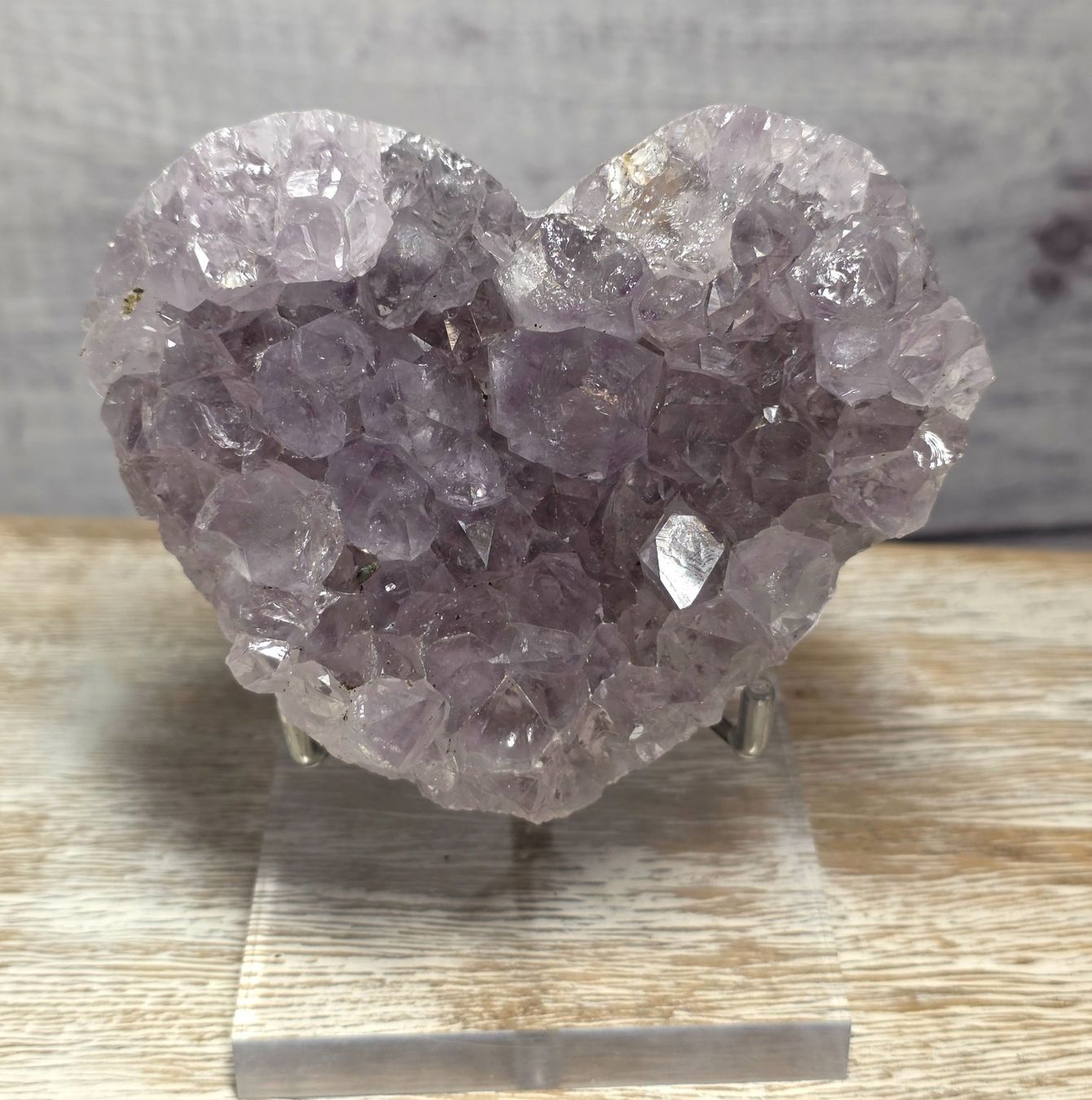 Minerali & Pietre curative: Amethyst Herz 406g – Nuovo e nell'imballaggio originale da Matzingen venduto da Shay_Crystalz