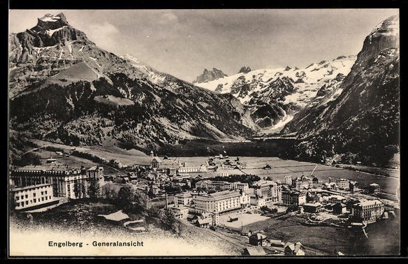 Ansichtskarten: AK Engelberg, Generalansicht – Gebraucht aus Berlin von bartko-reher