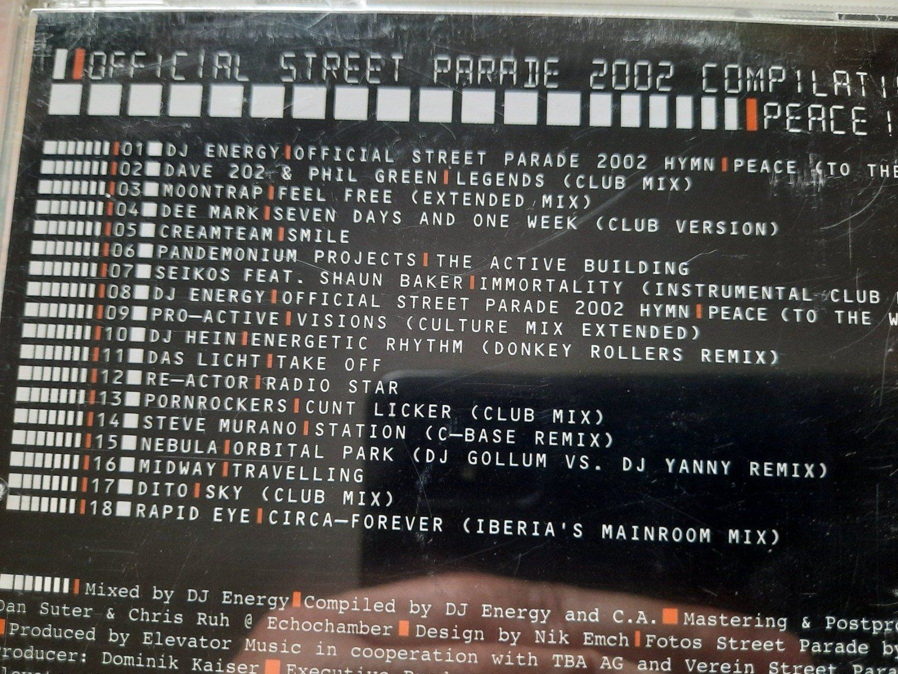 CD: CD Street Parade 2002 - DJ Energy – Usato da Pully venduto da bro_n52j 2