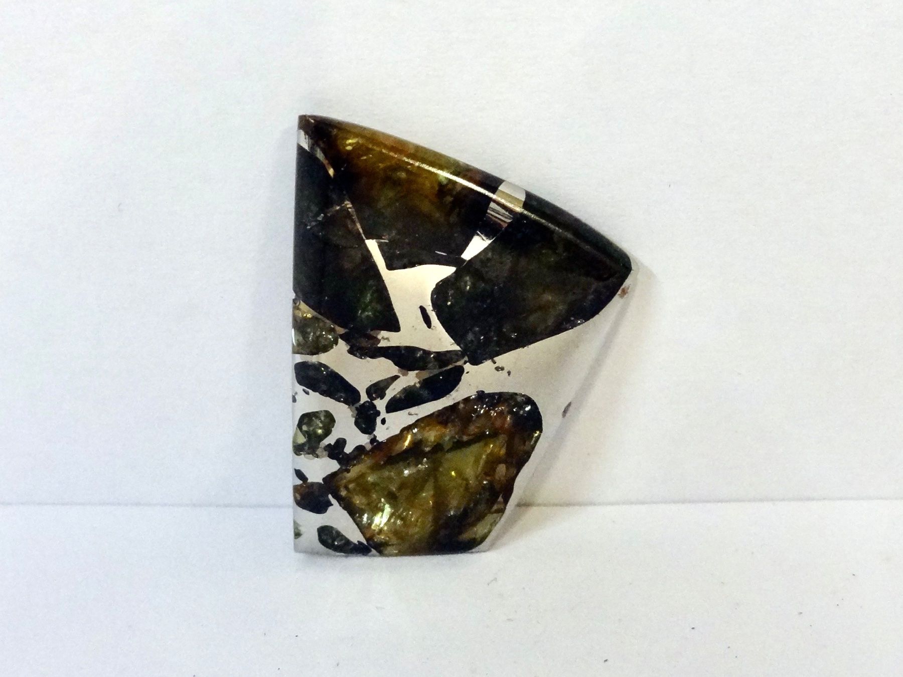 Minerali & Pietre curative: Meteorit PALLASIT Eisen-Stein-Meteorit IMILAC CHILE – Nuovo (secondo la descrizione) da Kerzers venduto da djstarsky73 1