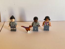LEGO Jurassic World Figuren 3 Stück mit Dino gebraucht