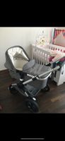 BUGABOO FOX KINDERWAGEN-GRAU-MIT WANNE UND VIEL ZUBEHÖR-TOP