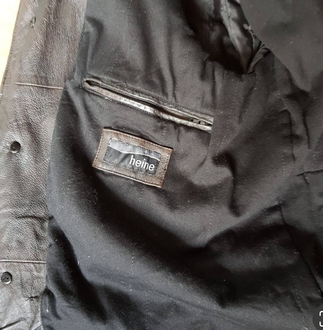 Vestes: Veste en cuir aviator vintage – D'occasion à Moutier par Happyvidedressing 3
