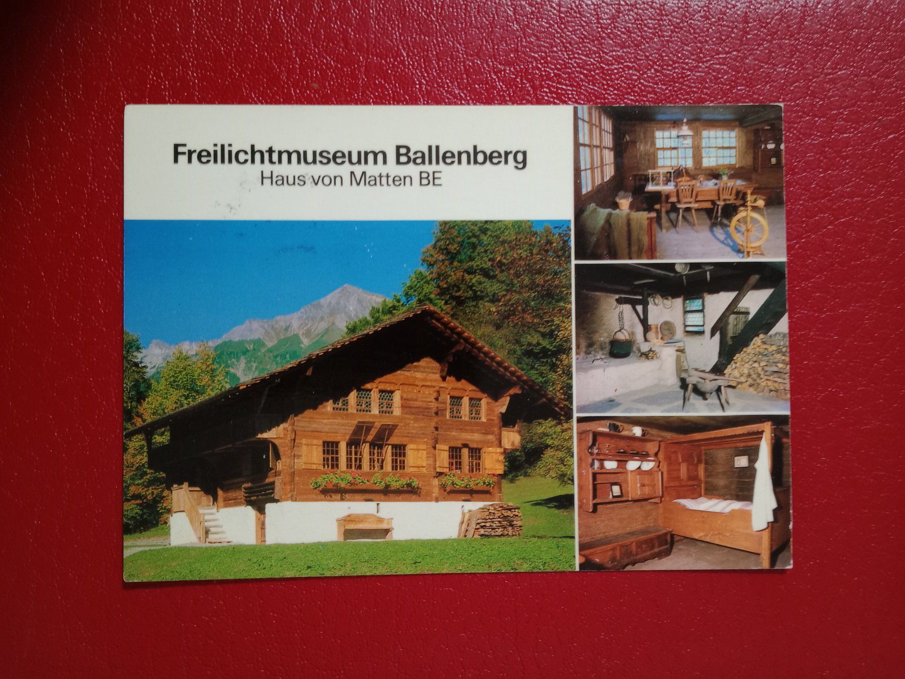 Cartoline postali: Ak Ballenberg Haus von Matten Bern 1982 – Usato da Küttigen venduto da Melisch1000