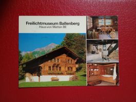 Ak Ballenberg Haus von Matten Bern 1982