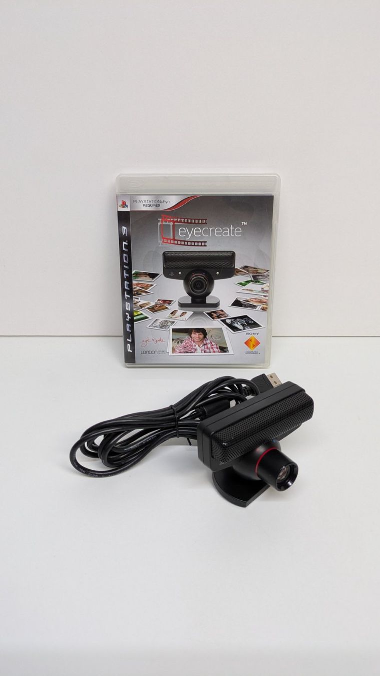 Spiele: Original PlayStation 3 Kamera mit EyeCreate – Gebraucht aus Menziken von mame18