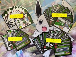 Diverse Pokémon TCG Live Code Karten – FST / VIV / EVS / CRE