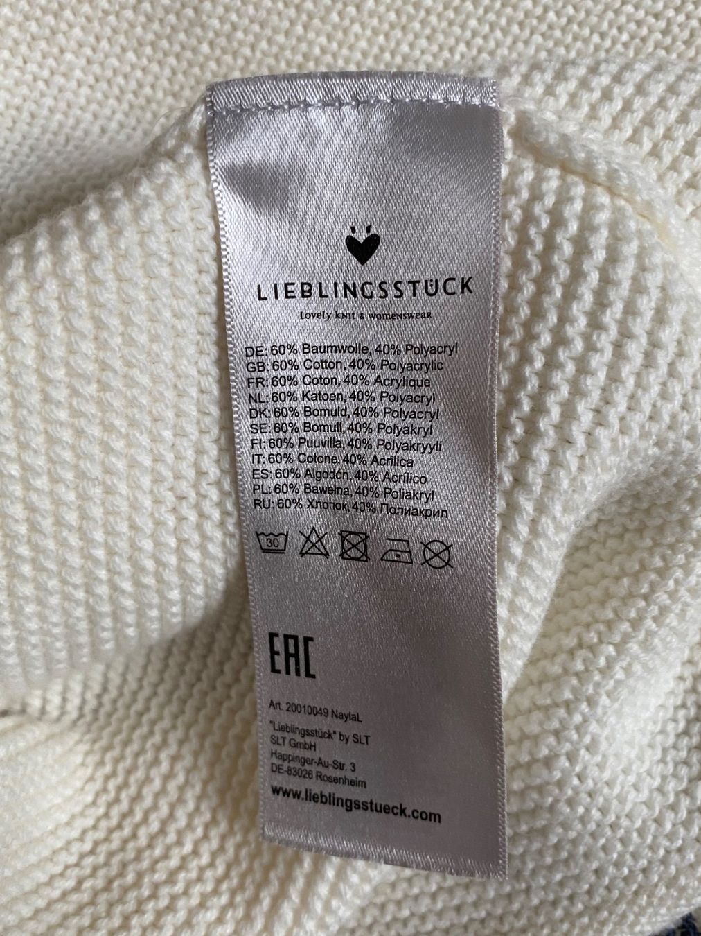 Lieblingsstück Pullover & Sweatshirts: Lieblingsstueck Pullover mit Muster – Gebraucht aus Wallisellen von skorpion-11 4
