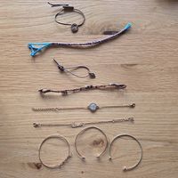 Gold Armbänder, Fusskette, Armreifen