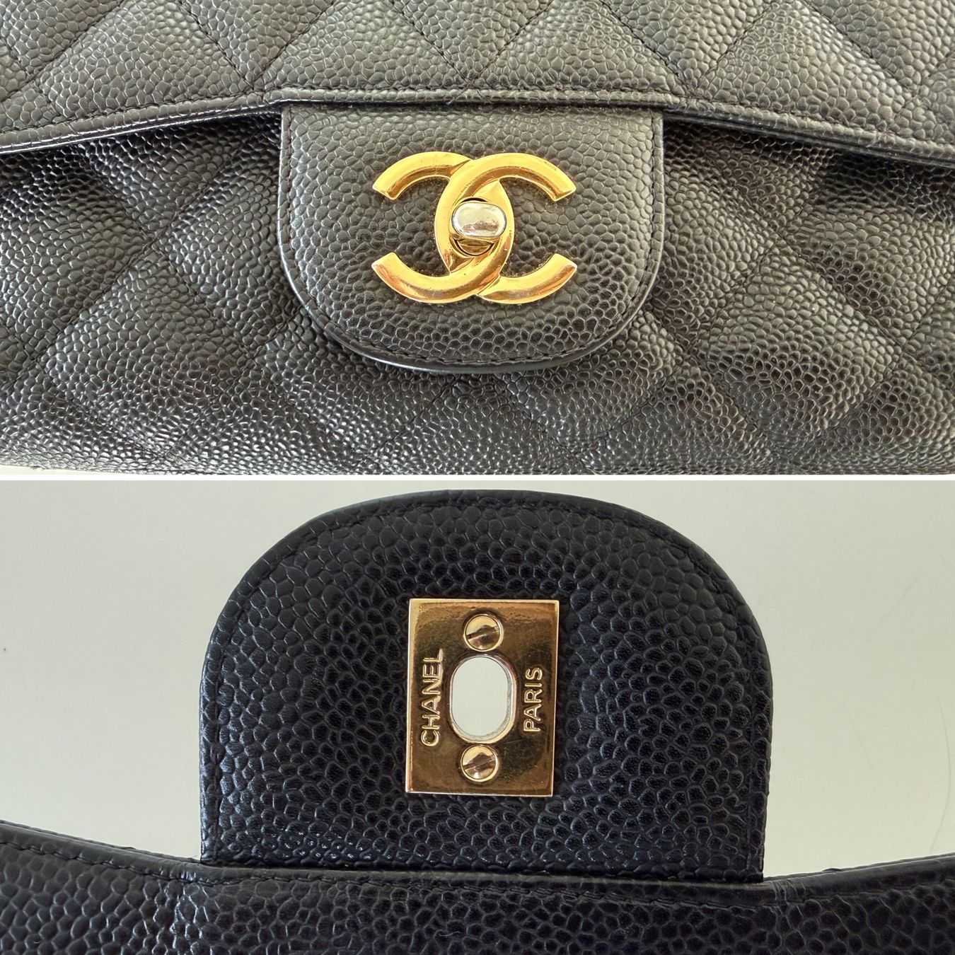 Chanel Taschen für Damen: Chanel Jumbo Single Flap Caviar GHW – Gebraucht aus Zuzwil SG von Seache 3