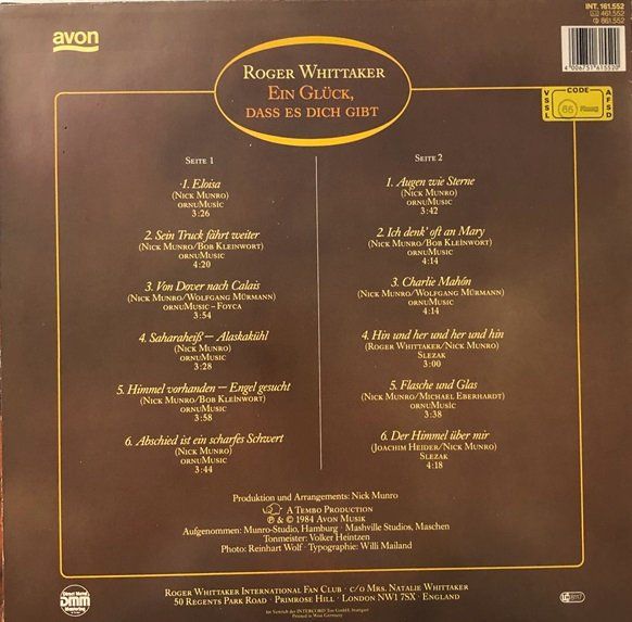 Dischi in vinile: 4x LPs Roger Whittaker – Usato da Grüningen venduto da azulmarron 2