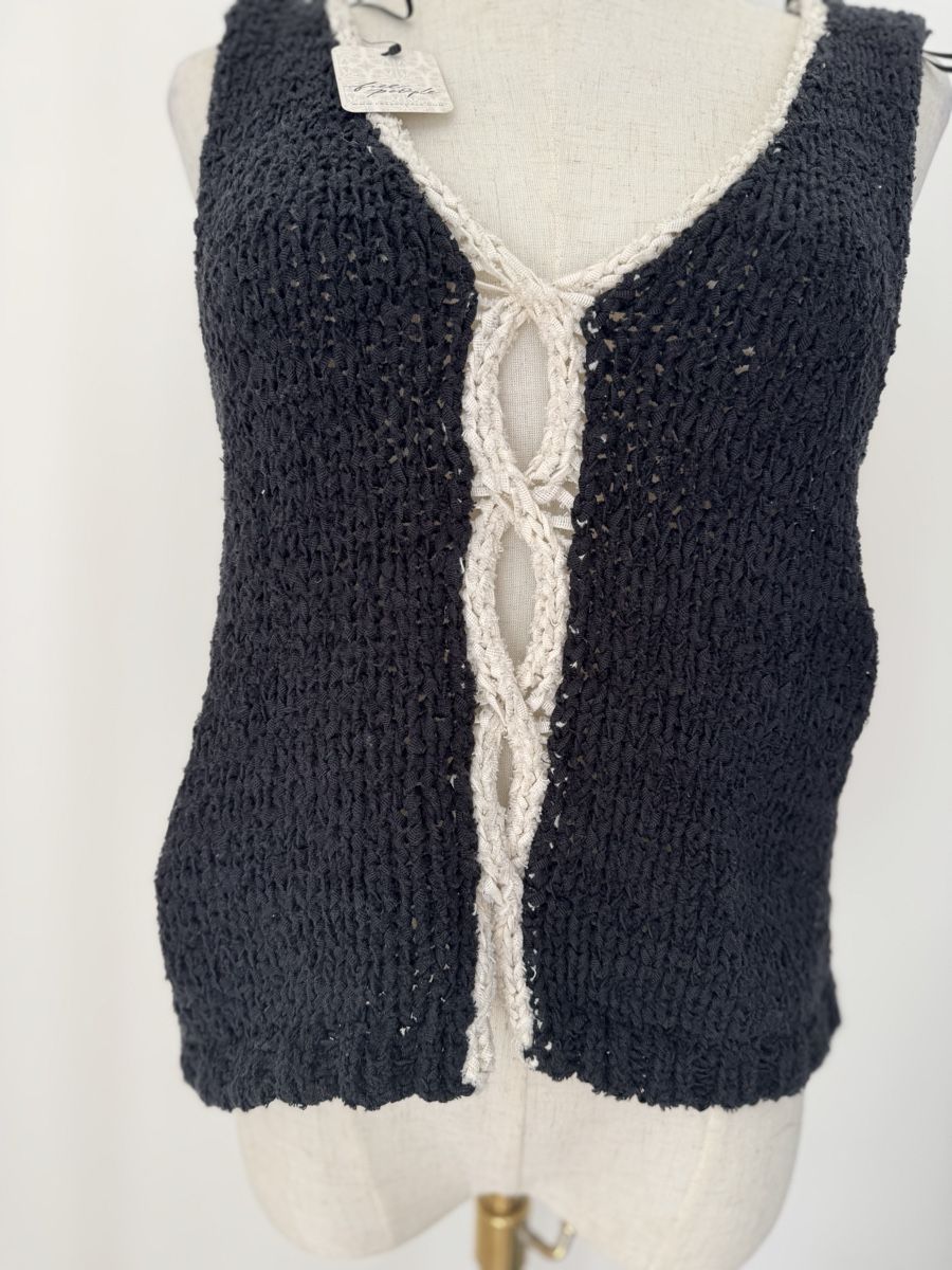 Tops: Free People black & white vest top – Neuf avec emballage d'origine à Zürich par di_archive 2
