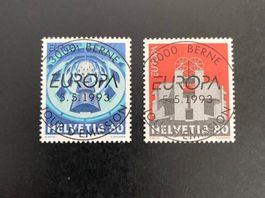 Europamarken 1993; Ersttag Vollstempel