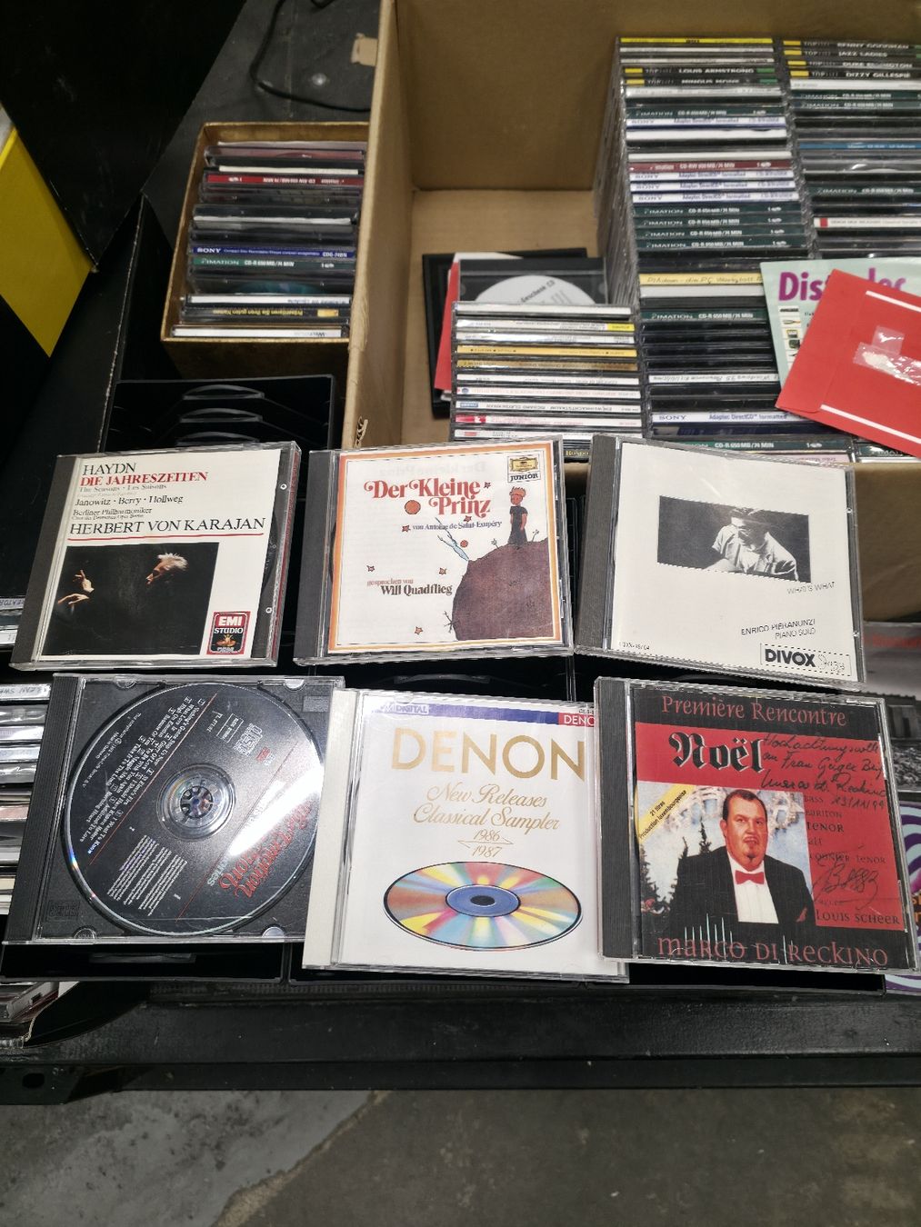 CD: Sammlung CD's / PC-Programme / Leere CD-Hüllen / CD-Fächer – Difettoso da Dietlikon venduto da litisop 4