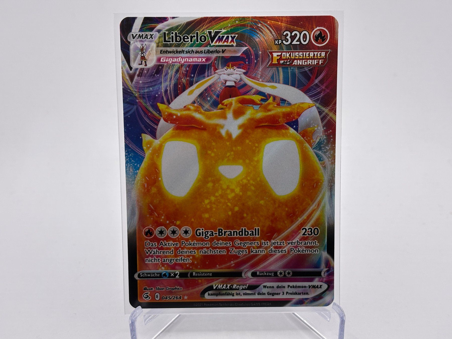 Pokémon Carte collezionabili: Fusionsangriff - Liberlo VMAX  (FST 45) - DE – Nuovo (secondo la descrizione) da Allschwil venduto da Bullach