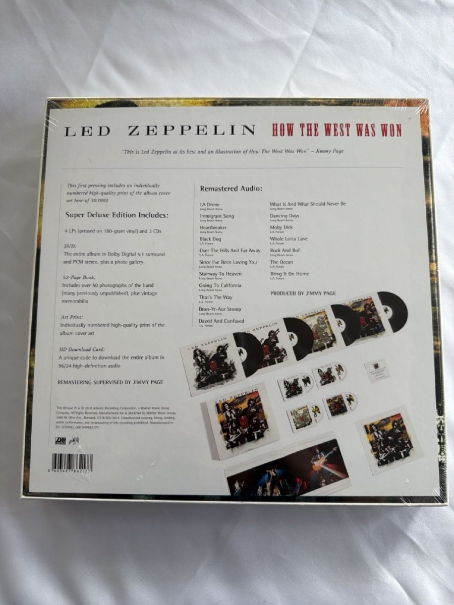 Dischi in vinile: Led Zeppelin - How the West Was Won, Super Deluxe Box Set – Nuovo e nell'imballaggio originale da Schaffhausen venduto da Sonne25 2