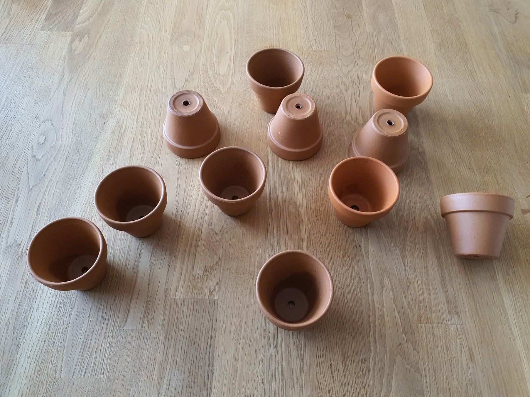 Vasi per fiori: Terracotta Töpfchen klein 11 Stk. – Nuovo (secondo la descrizione) da Winterthur venduto da Nooitgedagt 8