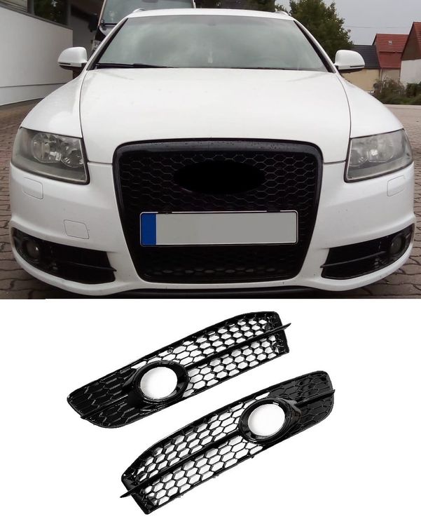 A6 Rs6 Frontschürze Gittergrill Für Audi A6 C6 - Buy Netz Grille,A6,Netz Grille