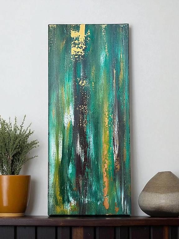 Dipinti: Abstraktes Acrylgemälde 30x70cm Original – Nuovo (secondo la descrizione) da Hochdorf venduto da Jasminurschel