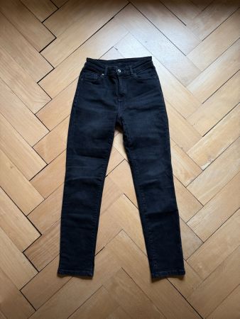 MASSIMO DUTTI - High Waist Jeans schwarz 36